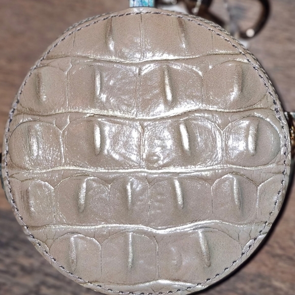 Brahmin Green Embossed Coin Pouch - Picture 2 of 2